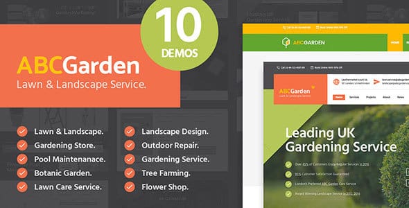 Tema ABC Garden - Template WordPress