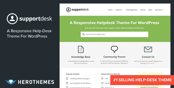 Tema Support Desk - Template WordPress