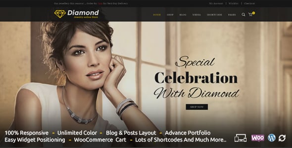 Tema Diamond - Template WordPress