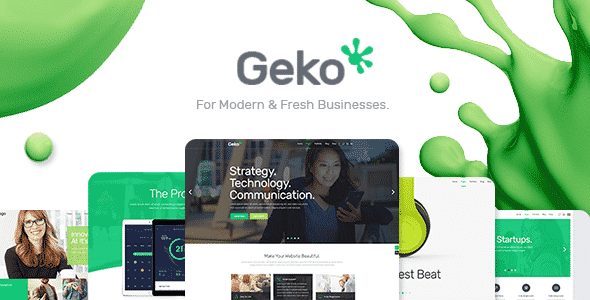 Tema Geko - Template WordPress