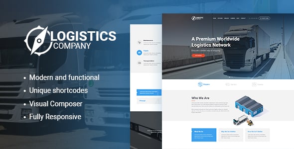 Tema Logistics Company - Template WordPress