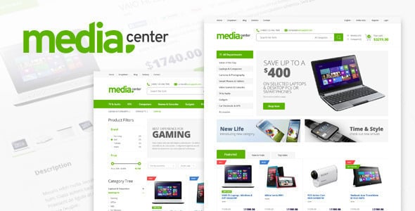 Tema MediaCenter - Template WordPress
