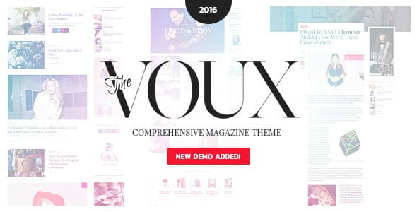 Tema The Voux - Template WordPress