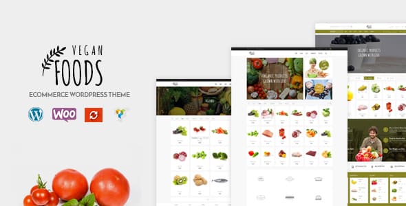 Tema Vegan Food - Template WordPress