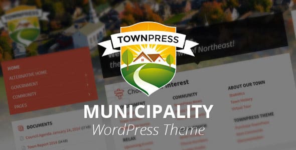 Tema TownPress - Template WordPress
