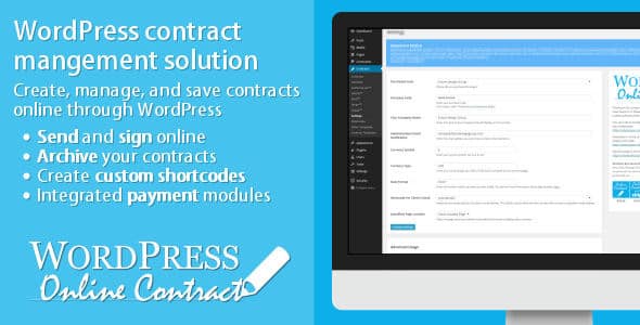Plugin WP Online Contract - WordPress