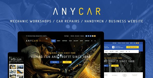 Tema AnyCar - Template WordPress