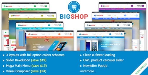 Tema Big Shop IzziTemplates - Template WordPress