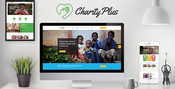 Tema Charity Plus - Template WordPress