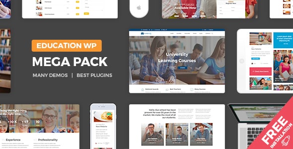 Tema Education Pack - Template WordPress