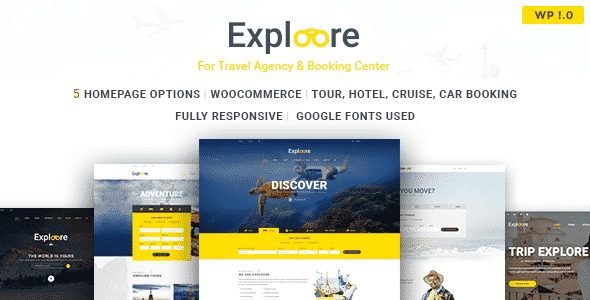Tema Exploore - Template WordPress