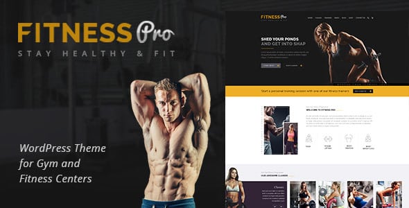Tema Fitness Pro - Template WordPress