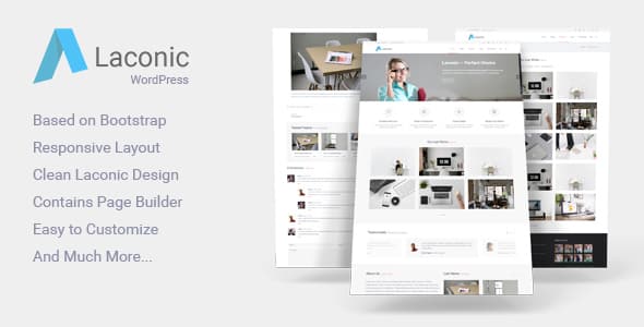 Tema Laconic - Template WordPress