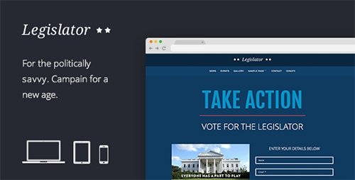 Tema Legislator - Template WordPress