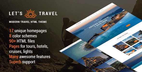 Tema Lets Travel - Template WordPress