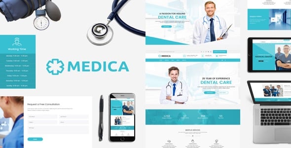 Tema MedicaWP - Template WordPress