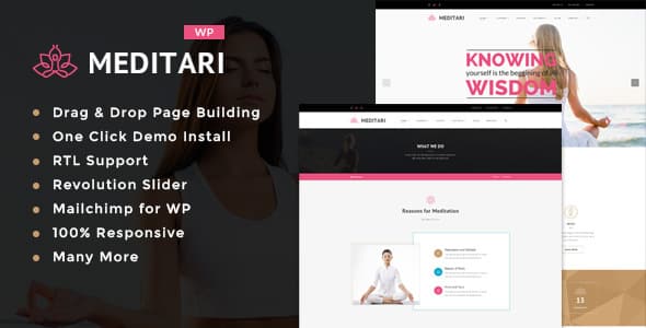 Tema Meditari - Template WordPress