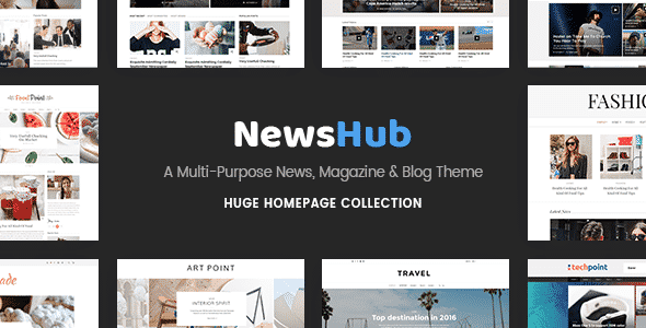 Tema NewsHub - Template Wordpress