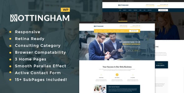 Tema Nottingham - Template WordPress