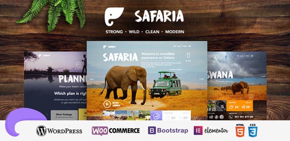 Tema Safaria - Template WordPress
