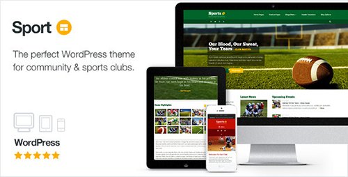 Tema Sport - Template WordPress