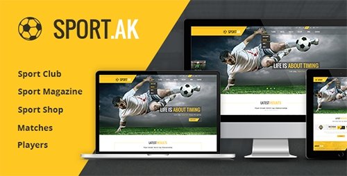 Tema Sportak - Template WordPress