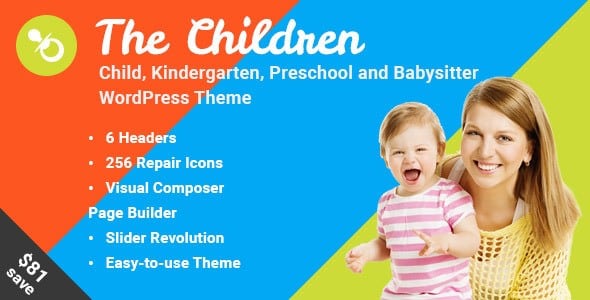 Tema The Children - Template WordPress