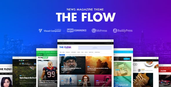 Tema The Flow - Template WordPress