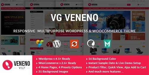 Tema VG Veneno - Template WordPress