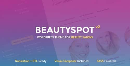 Tema BeautySpot - Template WordPress