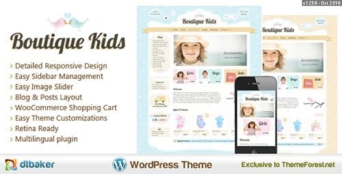 Tema Boutique Kids - Template WordPress