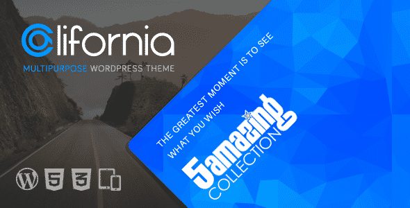 Tema California - Template WordPress
