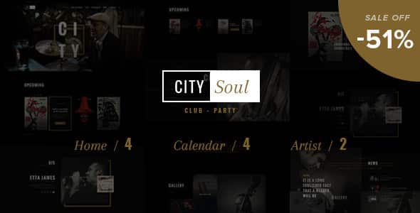 Tema CitySoul - Template WordPress