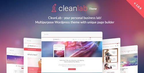 Tema CleanLab - Template WordPress