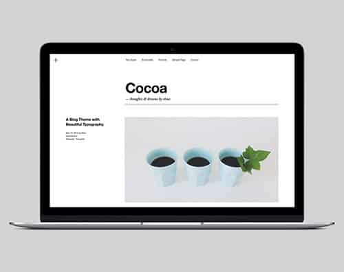Tema Cocoa - Template WordPress