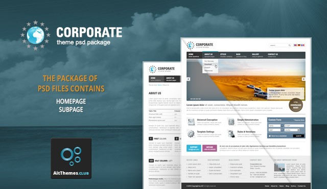 Tema Corporate Easy - Template WordPress