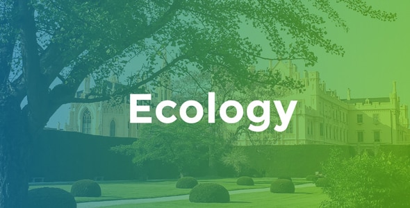 Tema Ecology - Template WordPress