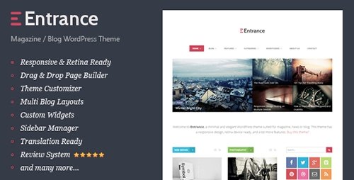 Tema Entrance - Template WordPress