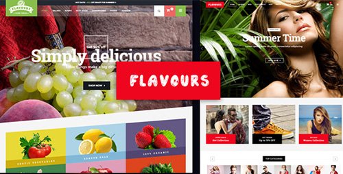 Tema Flavours - Template WordPress