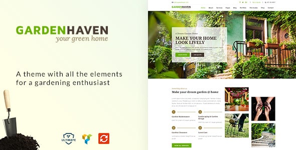 Tema GardenHaven - Template WordPress