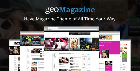 Tema Geo Magazine - Template WordPress