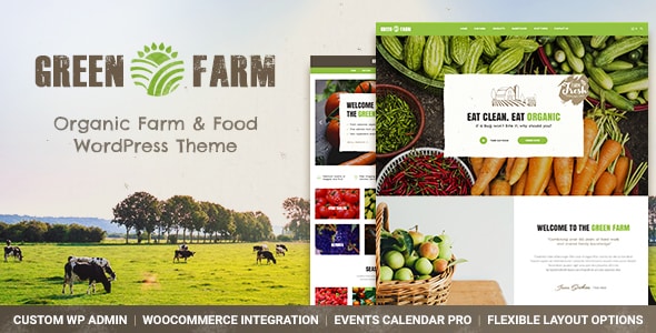 Tema Green Farm - Template WordPress