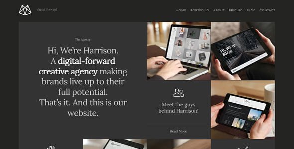 Tema Harrison - Template WordPress