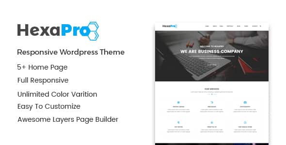 Tema HexaPro - Template WordPress