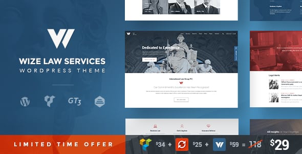 Tema Law Services - Template WordPress