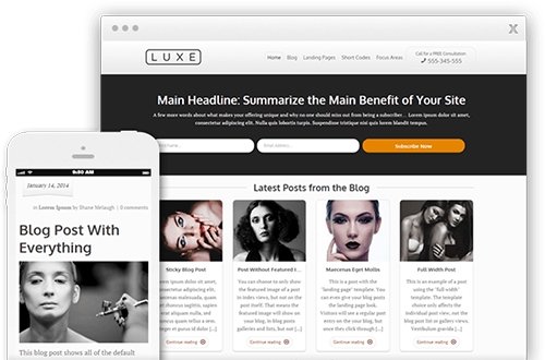 Tema Luxe ThriveThemes - Template WordPress