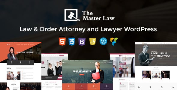 Tema Master Law - Template WordPress