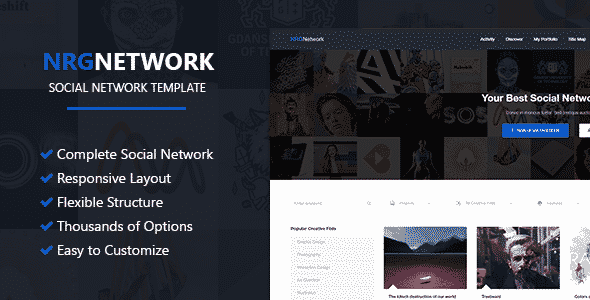 Tema NRGNetwork - Template WordPress