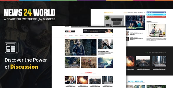 Tema News24 - Template WordPress