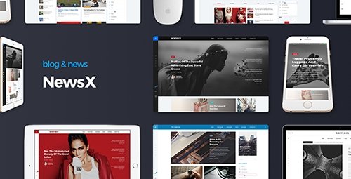 Tema NewsX - Template WordPress